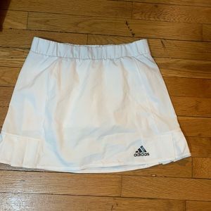 White adidas tennis skirt